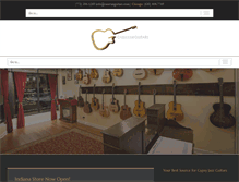 Tablet Screenshot of caravanguitars.com